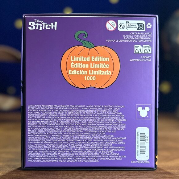 Loungefly Stitch & Angel Halloween Scented Pin Set LE 1000 - Picture 2 of 2